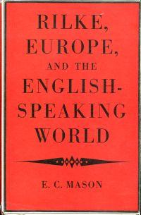Bild des Verkufers fr Rilke, Europe, and the English-Speaking World. zum Verkauf von Bcher Eule