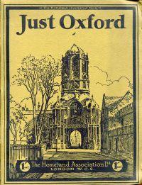 Image du vendeur pour Just Oxford. Camera Pictures of the City and its Colleges. mis en vente par Bcher Eule