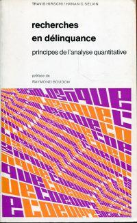 Imagen del vendedor de Recherches en dlinquance , principes de l'analyse quantitative. Prface de Raymond Boudon. a la venta por Bcher Eule