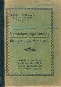 Versteigerungs-Katalog. I. Dubletten eines süddeutschen Münzkabinets, II. Universelle Sammlung, d...
