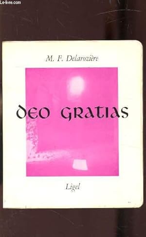 Bild des Verkufers fr DEO GRATIAS zum Verkauf von Le-Livre