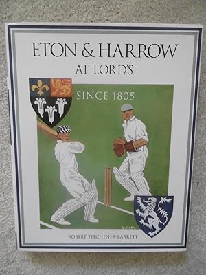 Bild des Verkufers fr Eton & Harrow at Lord's (SIGNED BY AUTHOR) zum Verkauf von Carvid Books