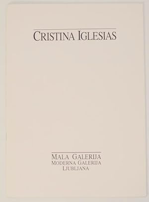 Image du vendeur pour Cristina Iglesias mis en vente par Jeff Hirsch Books, ABAA