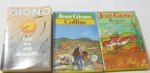 Que ma joie demeure - colline - regain (lot de 3 livres)