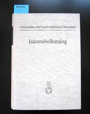 Bild des Verkufers fr Inkunabelkatalog. Universitts- und Landesbibliothek Dsseldorf. zum Verkauf von Augusta-Antiquariat GbR