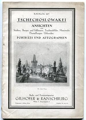 Gilhofer & Ranschburg, Wien: Katalog 207: Tschechoslowakei. Ansichten von Städten, Burgen und Sch...