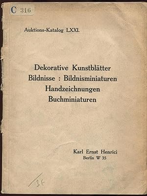 Dekorative Kunstblätter - Bildnisse - Bildnisminiaturen - Handzeichnungen (Kaulbach, Schwind usw....