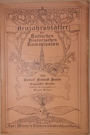Bild des Verkufers fr Ausgewhlte Gedichte. Eingeleitet und hrsg. von Eugen Kilian. zum Verkauf von Antiquariat Johann Forster