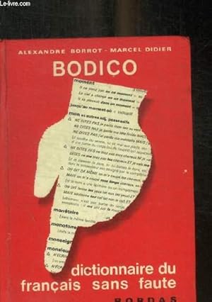 Seller image for BODICO for sale by Le-Livre