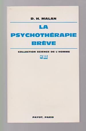 Imagen del vendedor de La psychothrapie brve, a la venta por L'Odeur du Book