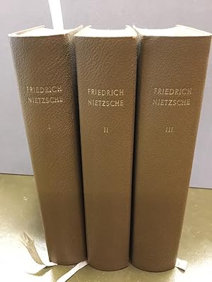 Bild des Verkufers fr Friedrich Nietzsche. Werke in drei Bnden zum Verkauf von Kepler-Buchversand Huong Bach