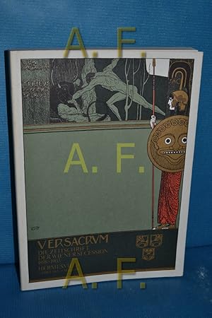 Immagine del venditore per Ver sacrum : Die Zeitschrift der Wiener Secession 1898 - 1903. Hermesvilla, Lainzer Tiergarten, 3. April 1982 - 6. Mrz 1983. Wien-Kultur. / Historisches Museum der Stadt Wien: Sonderausstellung 77 venduto da Antiquarische Fundgrube e.U.