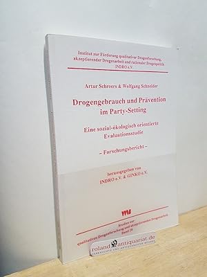 Bild des Verkufers fr Drogengebrauch und Prvention im Party-Setting : eine sozial-kologisch orientierte Evaluationsstudie ; Forschungsbericht / Artur Schroers & Wolfgang Schneider. Hrsg. von INDRO e.V. & GINKO e.V. Im Auftr. der Landesarbeitsgemeinschaft Suchtvorbeugung (LAG) NRW/GINKO / Studien zur qualitativen Drogenforschung und akzeptierenden Drogenarbeit ; Bd. 20 zum Verkauf von Roland Antiquariat UG haftungsbeschrnkt