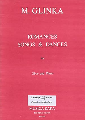 Seller image for GLINKA - Romanzen, Lieder und Tanze para Oboe y Piano (Konrada) for sale by Mega Music