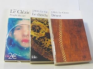 Seller image for Lot de 3 livres Peuple du ciel suivi de 'Les Bergers" - le chercheur d'or - dsert for sale by crealivres