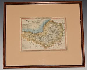 Bild des Verkufers fr ORIGINAL ENGRAVED MAP OF SOMERSETSHIRE. With later hand-colouring. zum Verkauf von PROCTOR / THE ANTIQUE MAP & BOOKSHOP