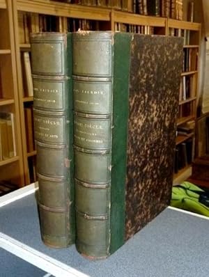 XVIII Siècle, France 1700-1789 (2 volumes in 4). Institutions, Usages et Costumes - Lettres, Scie...