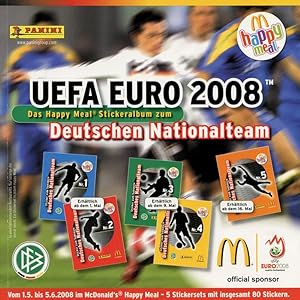 Imagen del vendedor de UEFA Euro 2008. Das happy Meal Stickeralbum zum Deutschen Nationalteam (MacDonald-Ausgabe). a la venta por AGON SportsWorld GmbH