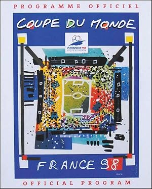 Coupe du Monde France '98. Programme officiel. Official program.