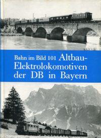 Altbau-Elektrolokomotiven der DB in Bayern.