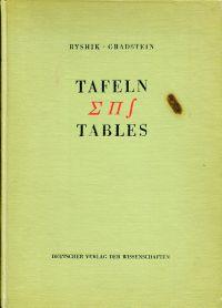 Imagen del vendedor de Summen-, Produkt- und Integral-Tafeln/Tables of Series, Products, and Integrals. Deutsch von Christa und Lothar Berg. Englisch von Martin Strauss. a la venta por Bcher Eule