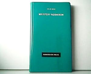 Wirkstoff-Vademekum - Chemische und biologische Präparate in der Tierernährung. Tierärztliche Pra...