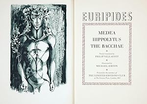 Bild des Verkufers fr THREE PLAYS OF EURIPIDES: MEDEA, HIPPOLYTUS and THE BACCHAE zum Verkauf von Charles Agvent,   est. 1987,  ABAA, ILAB