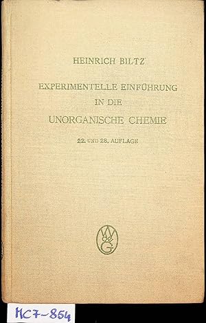 Experimentelle Einführung in die unorganische Chemie