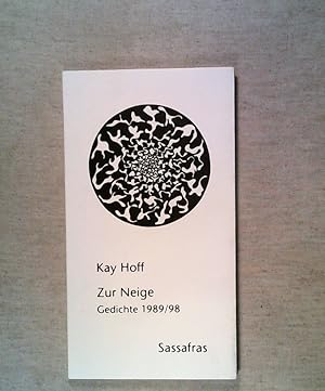Seller image for Zur Neige: Gedichte 1989/98; signiert for sale by ANTIQUARIAT Franke BRUDDENBOOKS