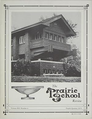 Seller image for The Prairie School Review: Volume XII, Number 4, Fourth Quarter 1975 for sale by Powell's Bookstores Chicago, ABAA