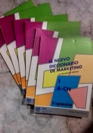 Bild des Verkufers fr EL NUEVO DICCIONARIO DE MARKETING (Y DISCIPLINAS AFINES). Tomos 1, 2, 3, 4, 5 y 6. (completo en 6 tomos). zum Verkauf von Librera DANTE