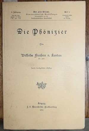 Bild des Verkufers fr Die Phnizier 2. Jahrgang 1902 Heft 4 zum Verkauf von Antiquariat im OPUS, Silvia Morch-Israel