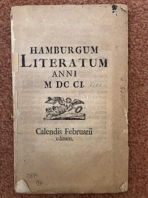 Hamburgum Literatum Anni MDCCI Calendis Februarii editum