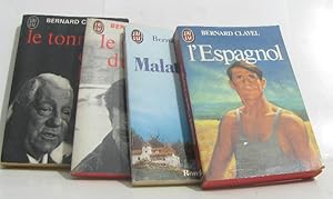 Seller image for Lot de 4 livres Le tonnerre de dieu - le voyage du pre - malataverne - l'espagnol for sale by crealivres