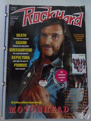 Seller image for Rock Hard Nr. 47 - Februar '91: Death / Saxon / Queensryche / Sepul Tura / Primus. Zeitschrift for sale by Deichkieker Bcherkiste