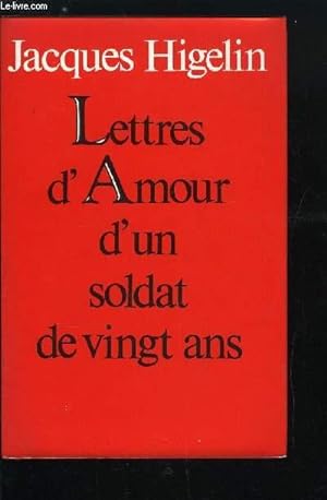 Seller image for LETTRES D'AMOUR D'UN SOLDAT DE VINGT ANS for sale by Le-Livre