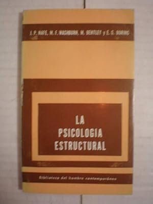 Bild des Verkufers fr La psicologa estructural zum Verkauf von Librera Antonio Azorn