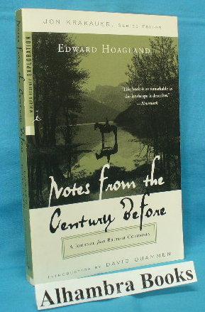 Seller image for Notes from the Century Before : A Journal from British Columbia for sale by Alhambra Books
