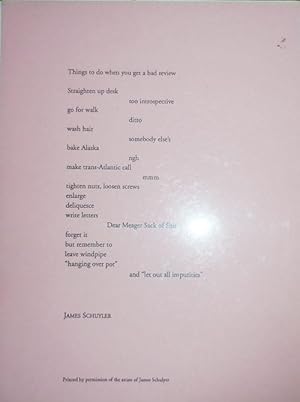 Things to do when you get a bad review (Broadside Poem)