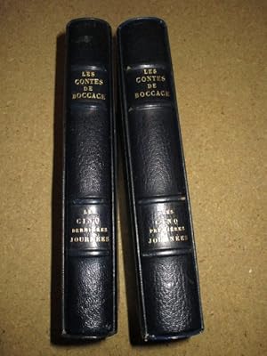 Image du vendeur pour Les contes de Boccace, Decameron : les cinq premires journes (2 volumes). mis en vente par Librairie Diogne SARL