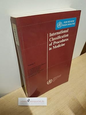 Image du vendeur pour International Classification of Procedures in Medicine mis en vente par Roland Antiquariat UG haftungsbeschrnkt