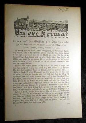 Bild des Verkufers fr Unsere Heimat. - Neue Folge Jahrgang II., 1929, Nr. 4 - Monatsblatt des Vereines fr Landeskunde und Heimatschutz von Niedersterreich und Wien. zum Verkauf von Roland Antiquariat UG haftungsbeschrnkt