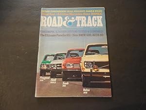 Road And Track Nov 1972 Peugeot; Audi; Saab; Volvo; Mercedes; BMW