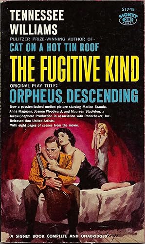 Seller image for The Fugitive Kind: Original Play Title: Orpheus Descending for sale by Fireproof Books