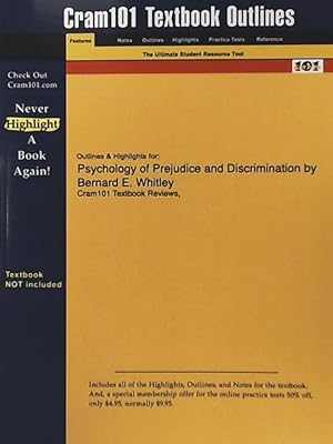 Seller image for Outlines & Highlights for Psychology of Prejudice and Discrimination for sale by Leserstrahl  (Preise inkl. MwSt.)