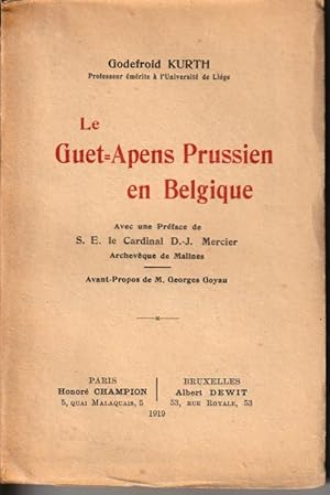 Le guet-apens prussien en Belgique