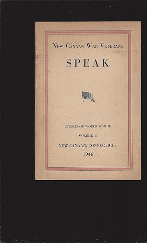 Seller image for New Canaan War Veterans Speak for sale by Rareeclectic