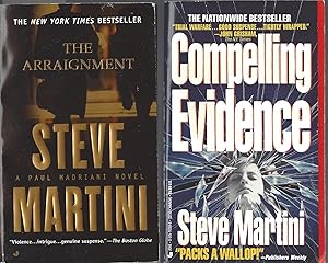 Seller image for Steve Martini Paperback Collection (lot) featuring Paul Madriani: ARRANGEMENT, COMPELLING EVIDENCE, DOUBLE TAP, ENEMY INSIDE, GUARDIAN OF LIES, RULE OF NINE, UNDUE INFLUENCE. for sale by Brentwood Books