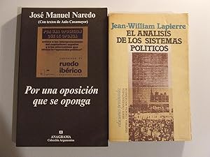 Imagen del vendedor de EL ANLISIS DE LOS SISTEMAS POLTICOS + POR UNA OPOSICIN QUE SE OPONGA a la venta por Libros Dickens