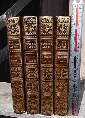 Voyages Dans Les Alpes -- FOUR VOLUMES COMPLETE